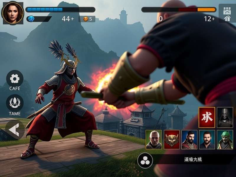 Samurai Of Ahom Realm gameplay screenshot showing combat